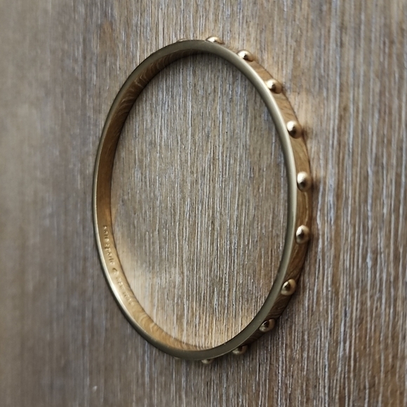 Kate Spade Gold Plated Studded Bangle - Picture 2 of 6